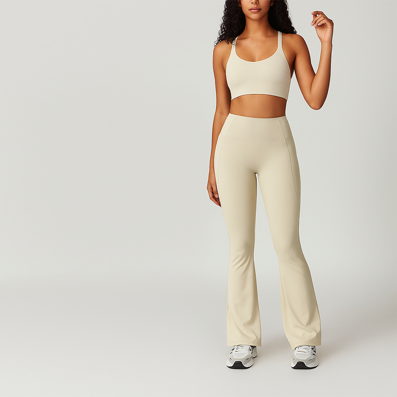 COSMOS High Waisted Flared Leggings