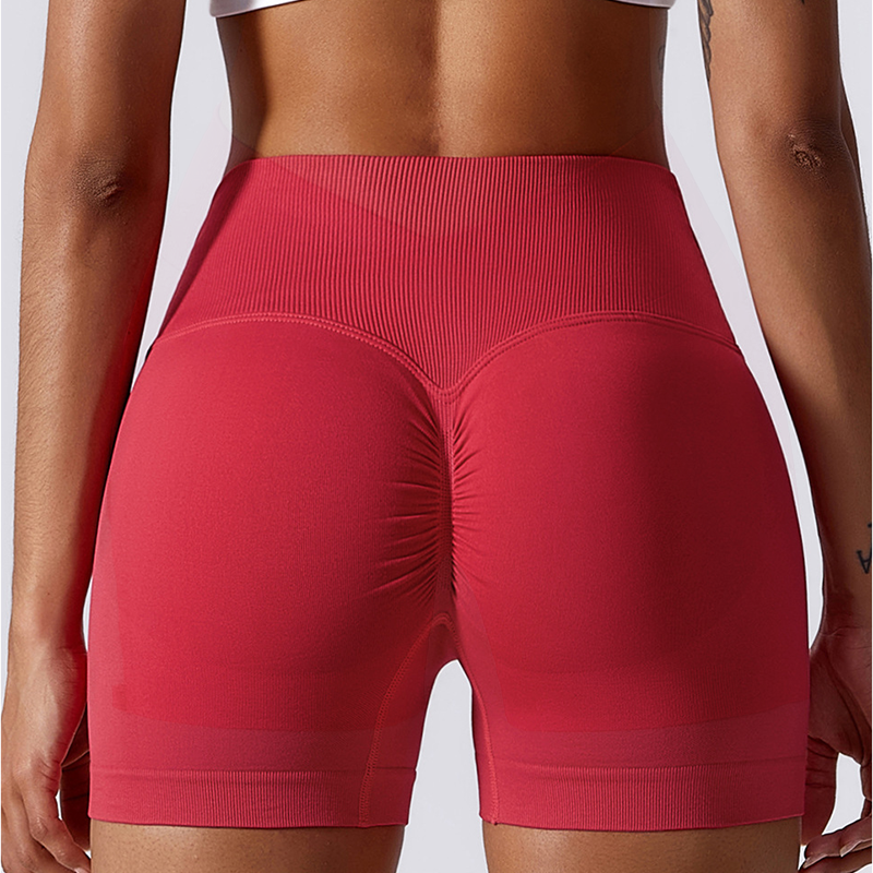 NOSTRA V-Bund High-Waisted Shorts