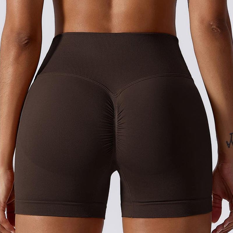 NOSTRA V-Bund High-Waisted Shorts