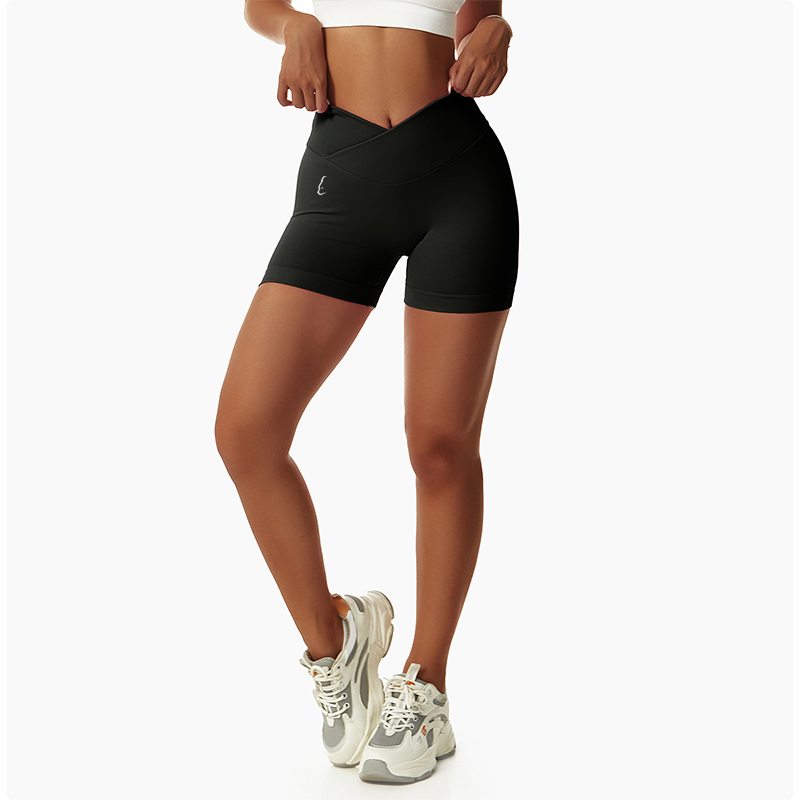 NOSTRA V-Bund High-Waisted Shorts
