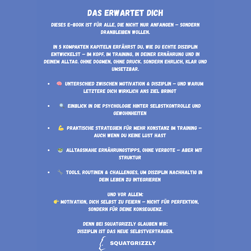 Disziplin als Schlüssel - E-Book